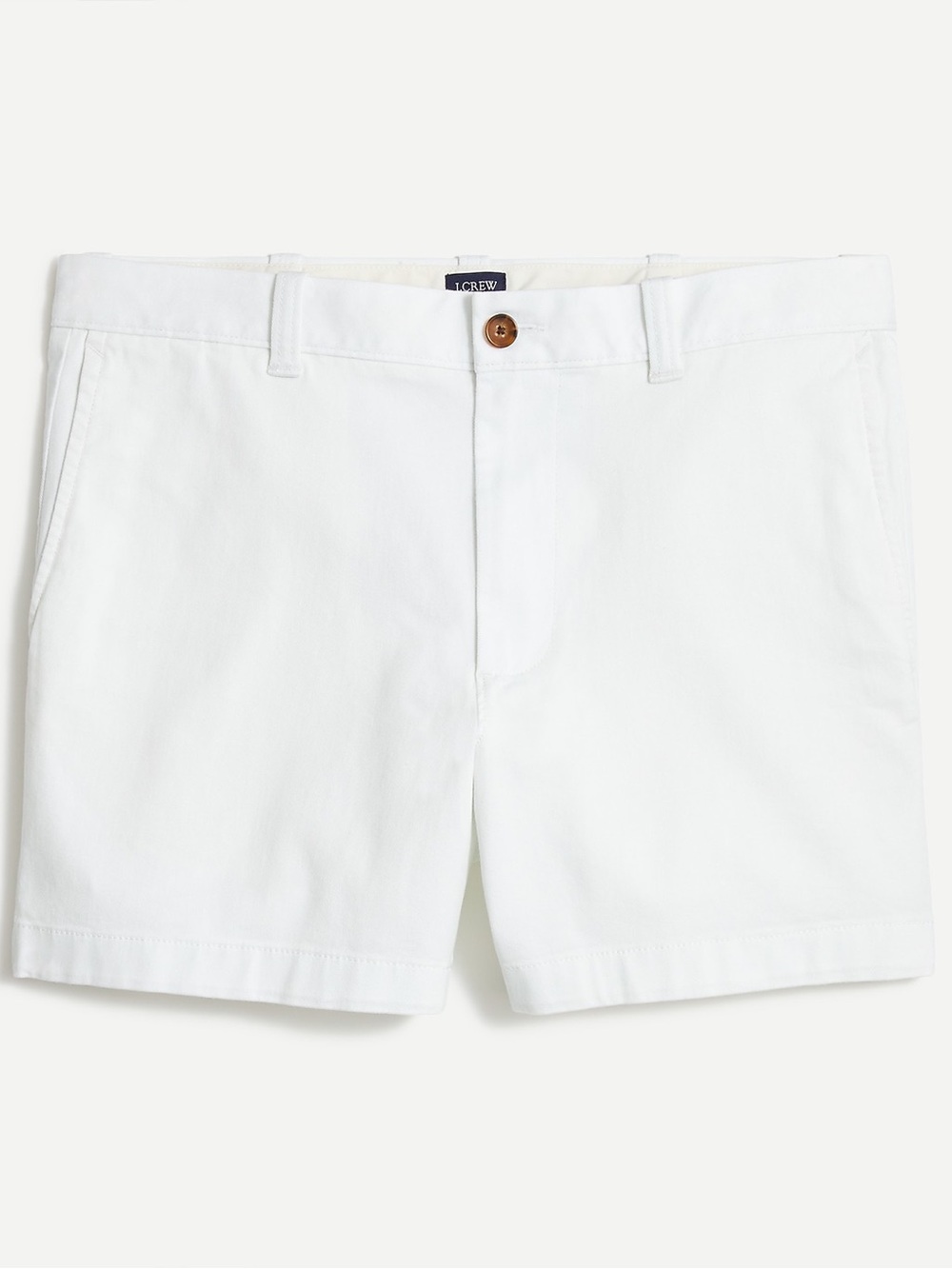 J. Crew Men’s White Flat Front Chino Shorts